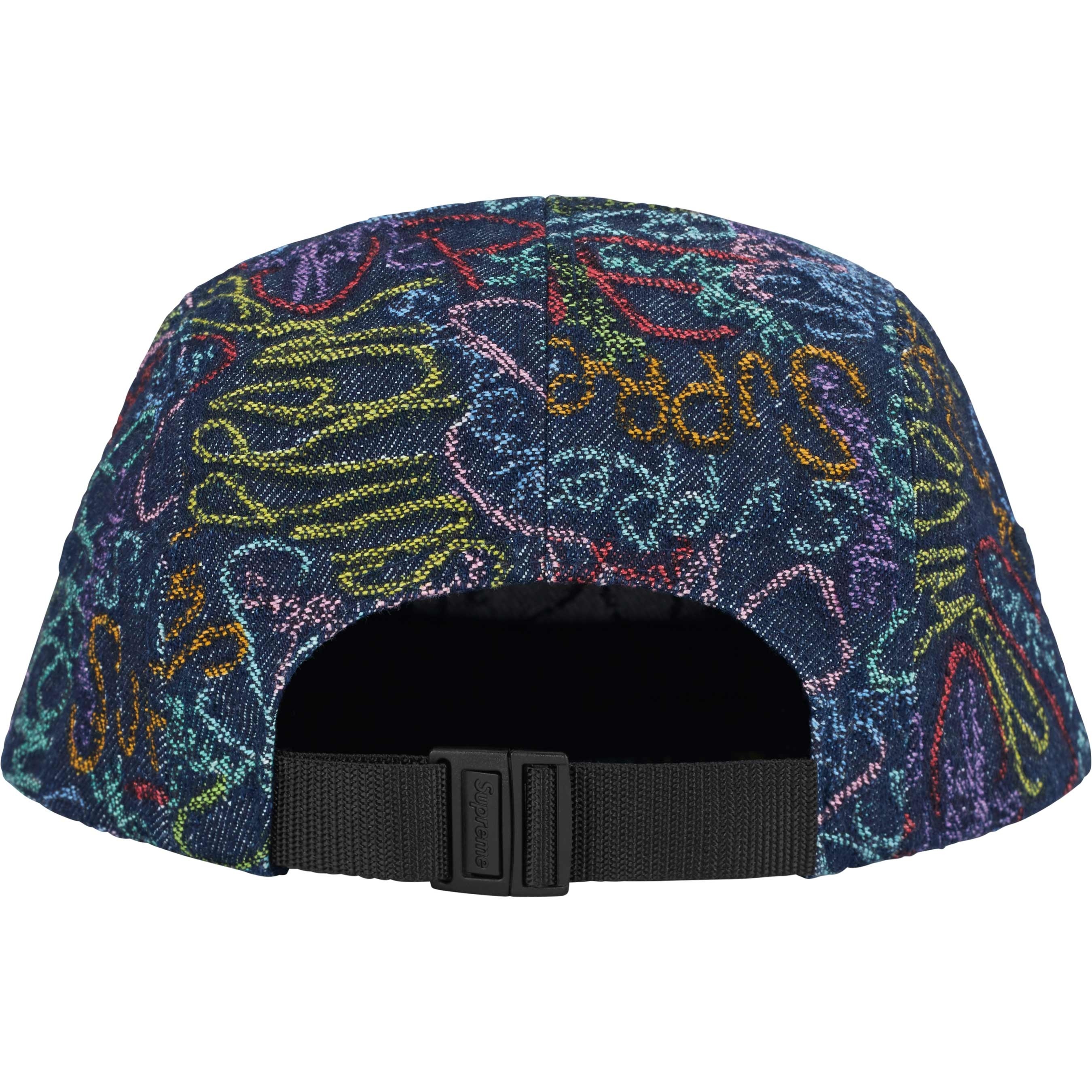 Handwriting Denim Camp Cap view 5